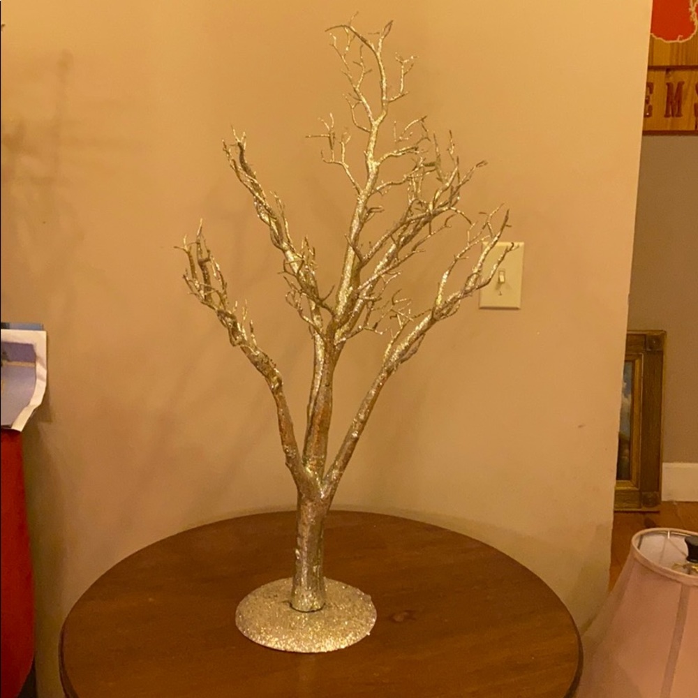 Silver Glitter Tree